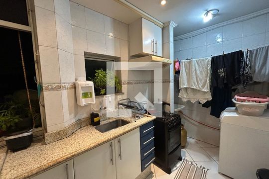Cozinha de apartamento à venda com 1 quarto, 60m² em Quintino Bocaiúva, Rio de Janeiro