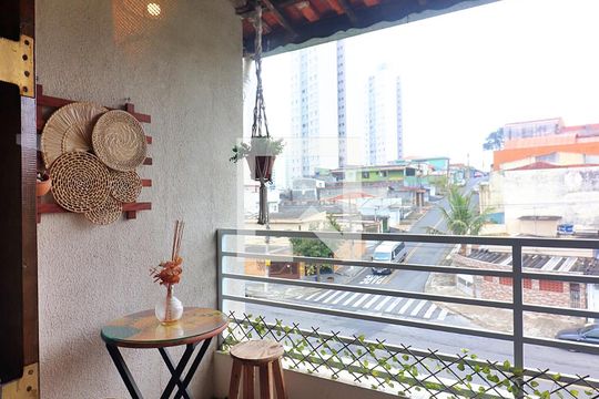Varanda do Quarto 1  de casa à venda com 3 quartos, 230m² em Vila Rosa, São Bernardo do Campo