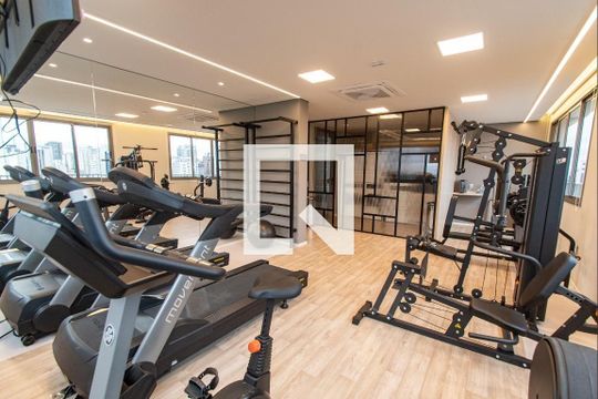 Área comum - Academia de kitnet/studio para alugar com 1 quarto, 28m² em Vila Mariana, São Paulo