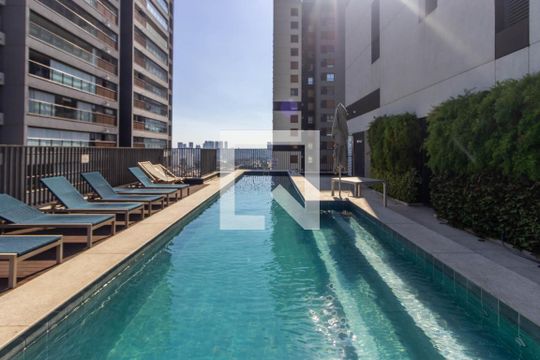 Área comum de kitnet/studio à venda com 1 quarto, 24m² em Campo Belo, São Paulo