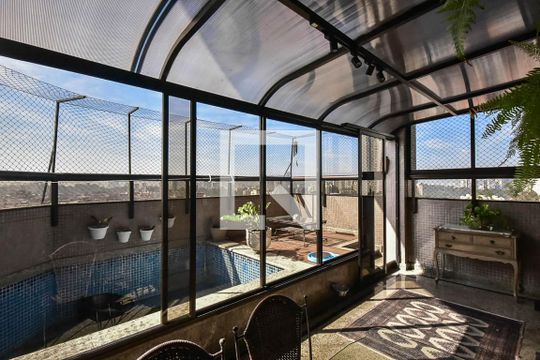 Varanda Churrasqueira de apartamento para alugar com 4 quartos, 228m² em Morumbi, São Paulo