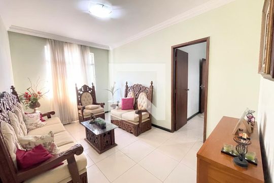 Sala de apartamento para alugar com 3 quartos, 110m² em Anchieta, Belo Horizonte