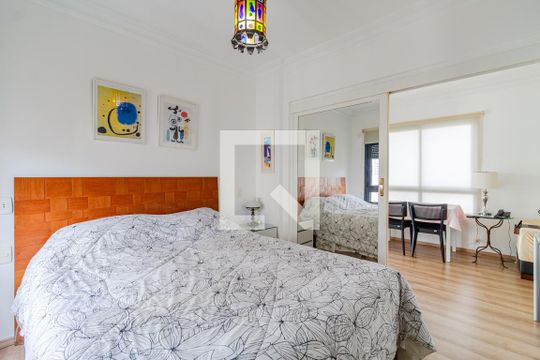 Quarto de apartamento para alugar com 1 quarto, 40m² em Jardim Paulistano, São Paulo