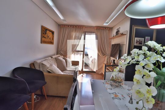 Sala de apartamento à venda com 3 quartos, 87m² em Vila Regente Feijó, São Paulo