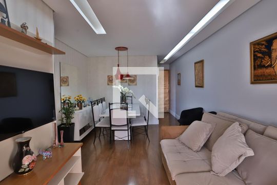 Sala de apartamento à venda com 3 quartos, 87m² em Vila Regente Feijó, São Paulo