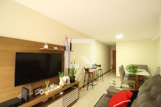 Sala de apartamento à venda com 3 quartos, 82m² em Taquara, Rio de Janeiro