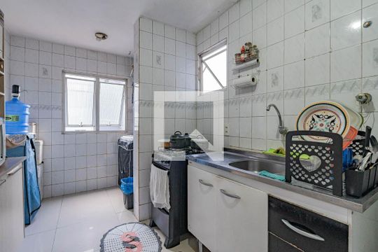 Cozinha e Área de Serviço de apartamento à venda com 2 quartos, 62m² em Vila da Saúde, São Paulo
