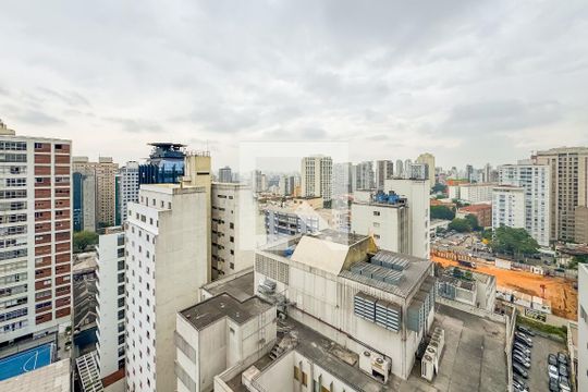 Vista da Varanda da Suíte 2 de apartamento à venda com 2 quartos, 75m² em Vila Mariana, São Paulo