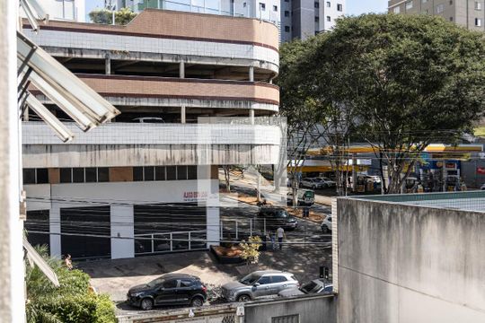 Vista da copa de apartamento à venda com 3 quartos, 67m² em Buritis, Belo Horizonte