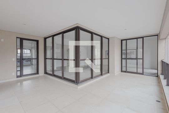 Varanda da Sala de apartamento à venda com 4 quartos, 298m² em Perdizes, São Paulo