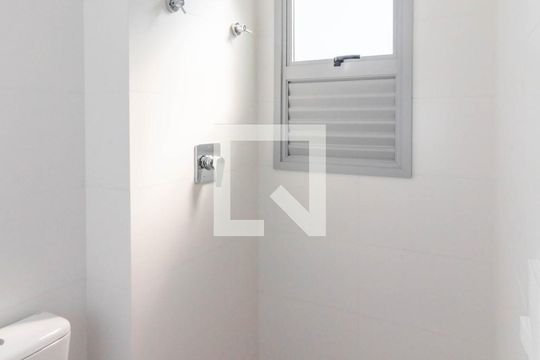 Banheiro da Suíte 1 de apartamento à venda com 2 quartos, 61m² em Santa Efigênia, Belo Horizonte