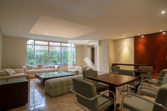 Área comum - Salão de festas de apartamento para alugar com 1 quarto, 70m² em Cerqueira César, São Paulo