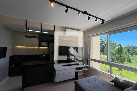 Sala de apartamento à venda com 2 quartos, 62m² em Marechal Rondon, Canoas