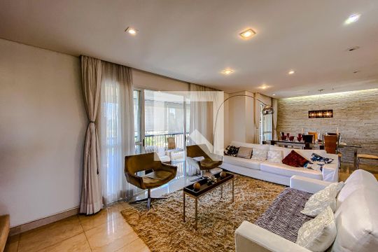 Sala de apartamento à venda com 3 quartos, 142m² em Mooca, São Paulo