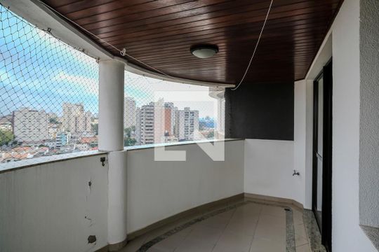 Varanda de apartamento à venda com 3 quartos, 135m² em Vila Caminho do Mar, São Bernardo do Campo