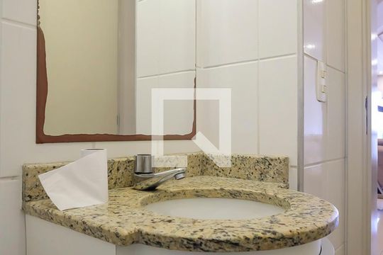 Lavabo de apartamento à venda com 3 quartos, 135m² em Vila Caminho do Mar, São Bernardo do Campo