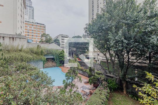 Área de Serviço - Vista de apartamento à venda com 4 quartos, 402m² em Jardim Paulista, São Paulo