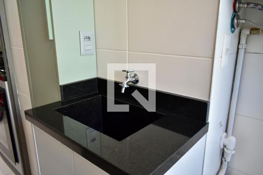Área de Serviço de apartamento à venda com 1 quarto, 64m² em Vila Monte Alegre, São Paulo