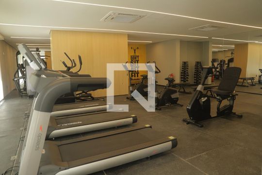 Área comum - Academia de apartamento à venda com 1 quarto, 64m² em Vila Monte Alegre, São Paulo