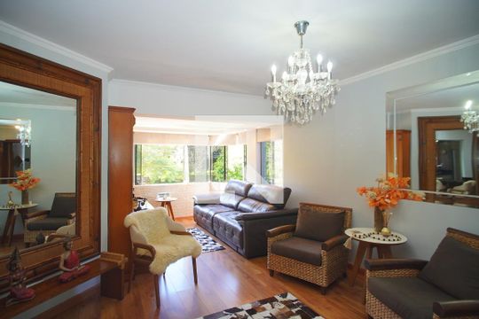 Sala de apartamento à venda com 3 quartos, 99m² em Vila Ipiranga, Porto Alegre