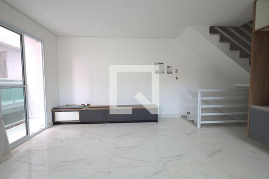 Sala/Cozinha de casa de condomínio à venda com 3 quartos, 117m² em Vila Metalúrgica, Santo André