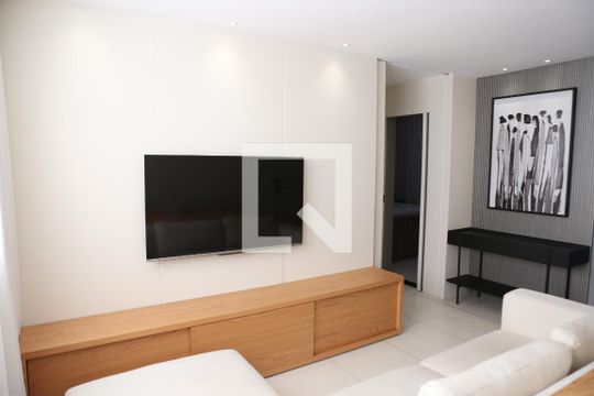 Sala de apartamento à venda com 2 quartos, 65m² em Inconfidentes, Contagem