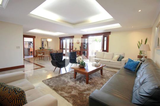 Sala de casa à venda com 3 quartos, 445m² em Mangabeiras, Belo Horizonte