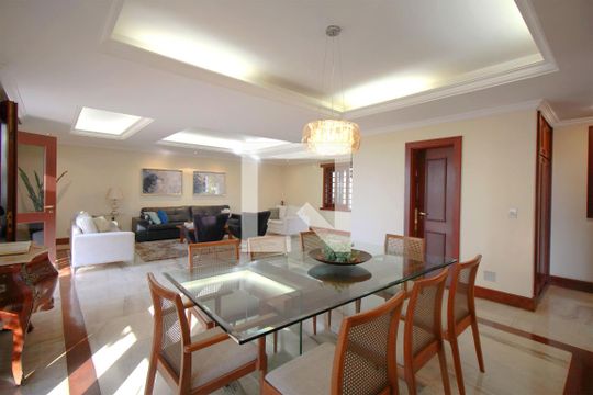 Sala de Jantar de casa à venda com 3 quartos, 445m² em Mangabeiras, Belo Horizonte