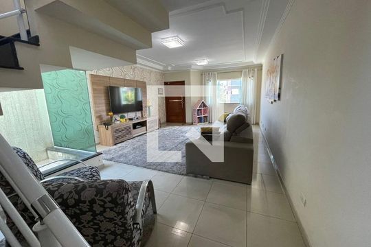 Sala de casa à venda com 3 quartos, 233m² em Vila Curuçá, Santo André