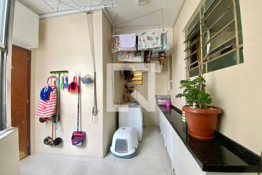 Área de Serviço de apartamento à venda com 4 quartos, 167m² em Botafogo, Rio de Janeiro