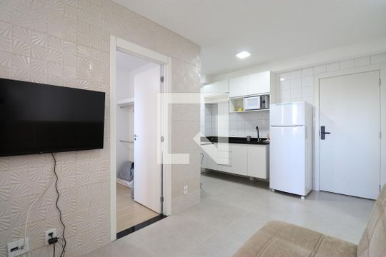 Sala de apartamento à venda com 2 quartos, 35m² em Várzea da Barra Funda, São Paulo