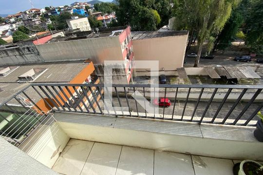 Varanda - Sala de apartamento à venda com 2 quartos, 57m² em Tanque, Rio de Janeiro