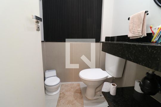 Lavabo da Sala de casa de condomínio à venda com 4 quartos, 186m² em Jardim Guanabara, Rio de Janeiro