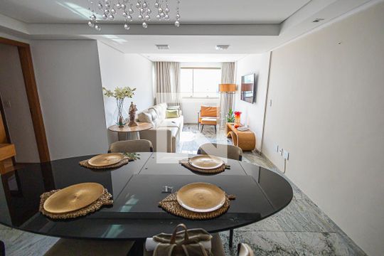 Sala de apartamento para alugar com 4 quartos, 104m² em Liberdade, Belo Horizonte