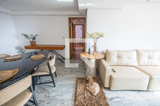 Sala de apartamento para alugar com 4 quartos, 104m² em Liberdade, Belo Horizonte