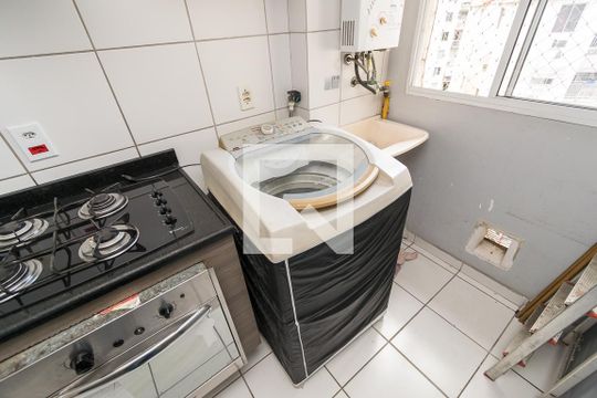 Área de Serviço - Máquina de lavar de apartamento à venda com 2 quartos, 43m² em Parada de Lucas, Rio de Janeiro