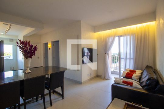 Sala de apartamento para alugar com 2 quartos, 56m² em Jardim Sao Carlos, Sorocaba