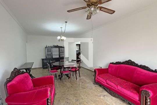 Sala de apartamento para alugar com 3 quartos, 189m² em Ponta da Praia, Santos