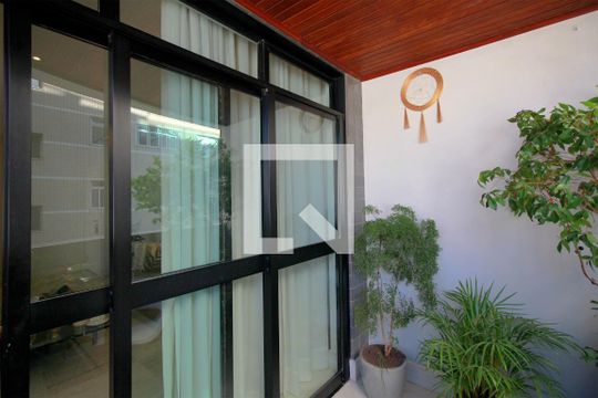 Varanda da Sala de apartamento à venda com 4 quartos, 140m² em Carmo, Belo Horizonte