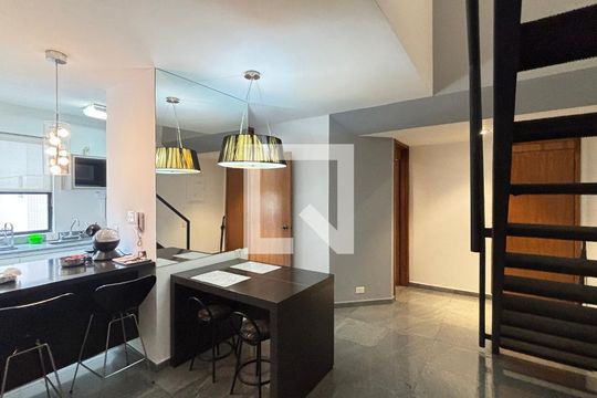 Sala - Sala de Jantar de apartamento para alugar com 1 quarto, 97m² em Jardim, Santo André