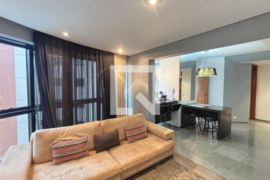 Sala - Sala de Jantar de apartamento para alugar com 1 quarto, 97m² em Jardim, Santo André