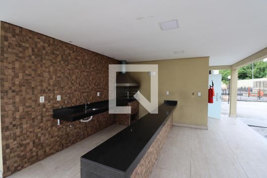 Área comum - Churrasqueira de apartamento para alugar com 1 quarto, 40m² em Vila Lage, São Gonçalo