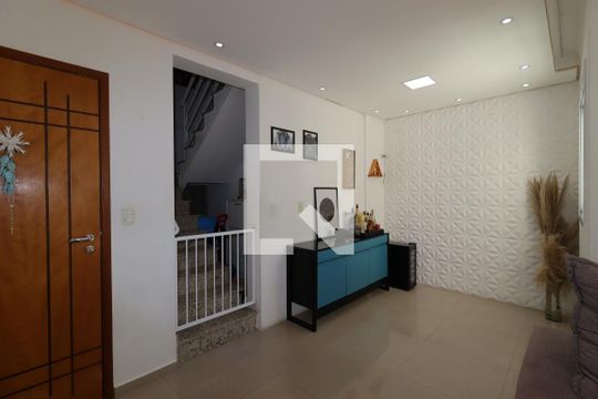 Sala de apartamento à venda com 2 quartos, 104m² em Vila Príncipe de Gales, Santo André