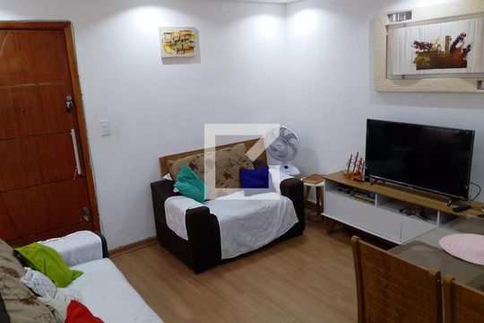 Sala de apartamento para alugar com 2 quartos, 60m² em Lidici (Justinópolis), Ribeirão das Neves