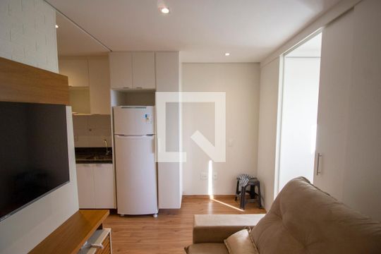 Sala de apartamento à venda com 1 quarto, 25m² em Asa Sul, Brasília