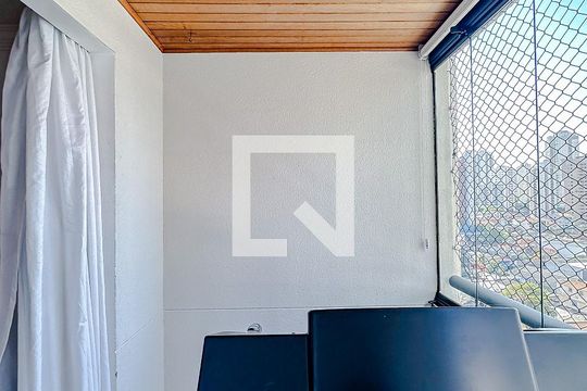 Varanda da Sala de apartamento à venda com 4 quartos, 82m² em Vila Regente Feijó, São Paulo
