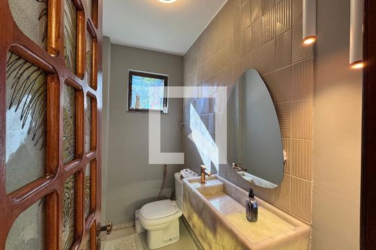 Lavabo de casa de condomínio à venda com 4 quartos, 550m² em Recreio dos Bandeirantes, Rio de Janeiro