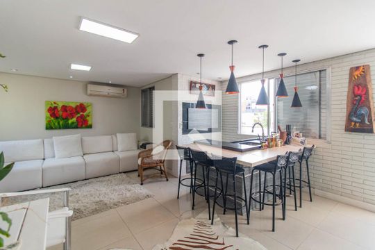 Sala 2 de apartamento à venda com 3 quartos, 280m² em Santana, Porto Alegre