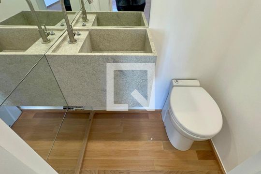 Lavabo de apartamento à venda com 3 quartos, 134m² em Cerqueira César, São Paulo