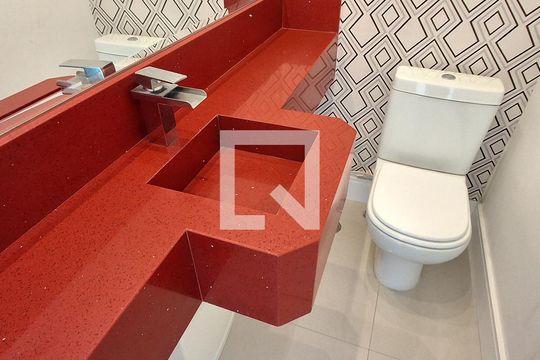 Lavabo de apartamento à venda com 4 quartos, 162m² em Cerâmica, São Caetano do Sul